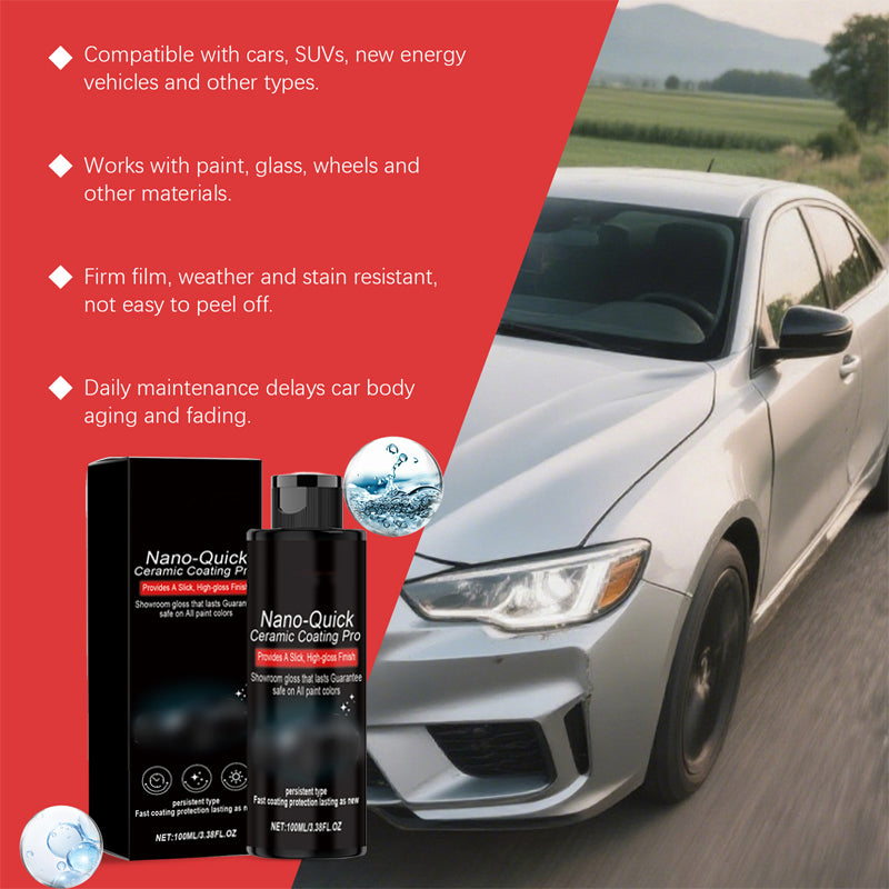 2 achets 1 offert spray lustrant nano cramique hydrophobe haute brillance protection longue dure sans trace