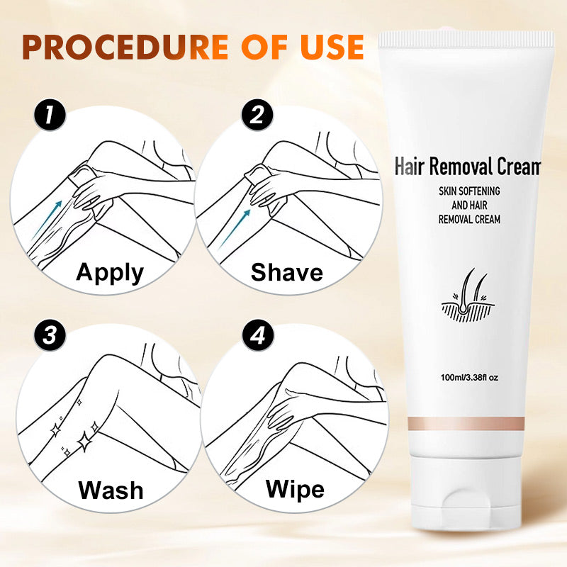 Crme dpilatoire polyvalente formule douce et aromatique
