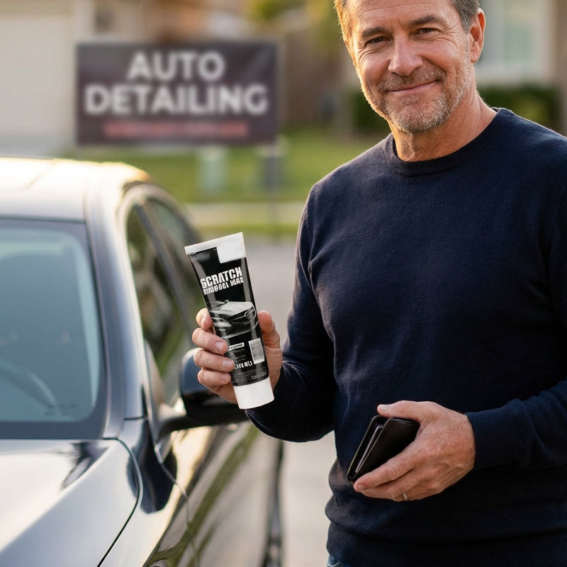 DE RDUCTION Cire Efface-Rayures Universelle pour Voiture Rpare, Poli & Restaure en 3 tapes Simples (120 ml)