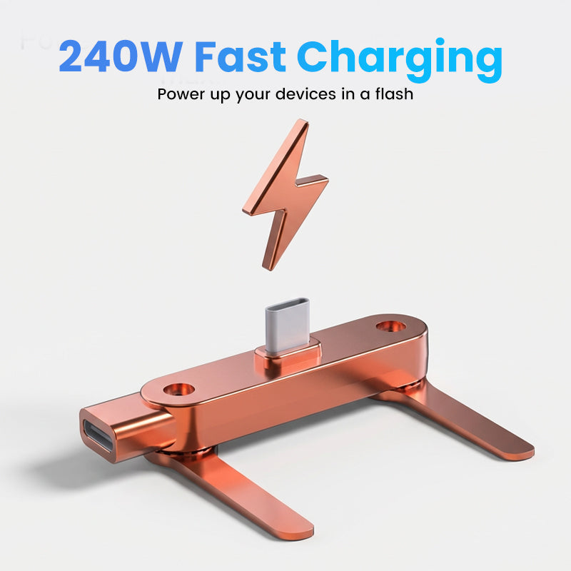 Chargeur Rapide avec Support Tlphone Pliable 360