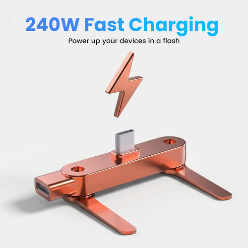 Adaptateur de recharge rapide avec support pliable 360 pour tlphone