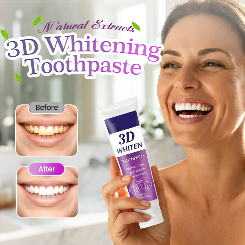 Dentifrice blanchissant 3D aux extraits naturels