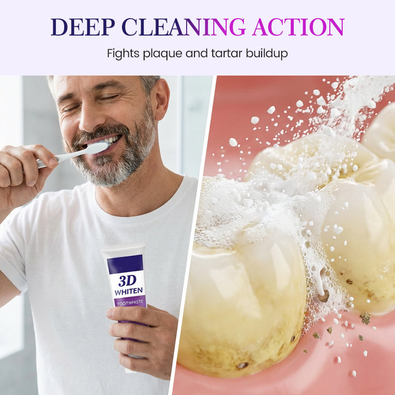 Dentifrice blanchissant 3D aux extraits naturels