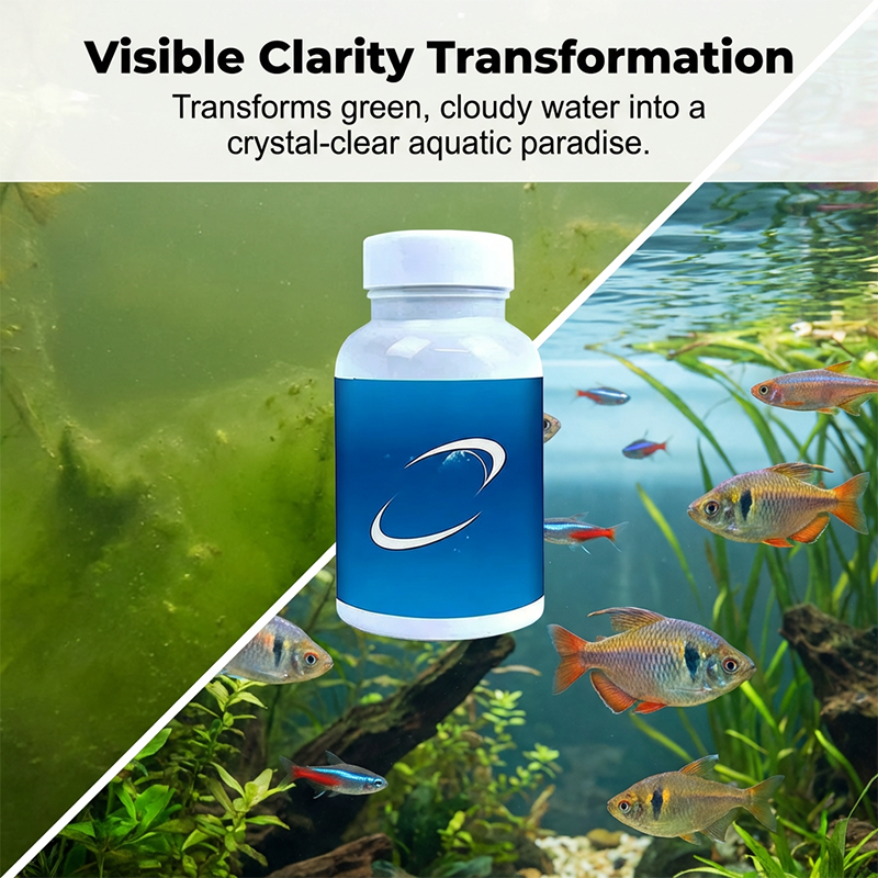 Comprims effervescents pour purificateur d'eau d'aquarium et de bassin