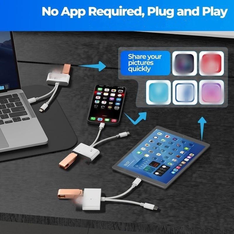 Lecteur de carte mmoire USB-C 3 en 1