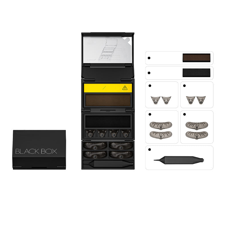 Kit 3 en 1: eye-liner et tampon pour les cils infrieurs