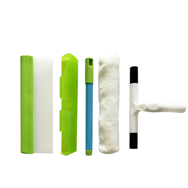 Kit de 5 raclettes anti-rayures et sans traces pour le nettoyage du verre