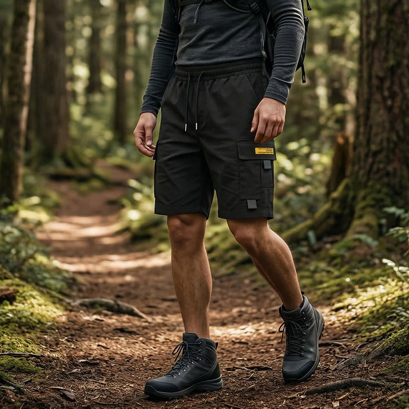 Der Frühling kommt: 50 % Rabatt Lässige Cargo-Shorts für Herren mit Kordelzug, praktischen Multifunktionstaschen, verstärkten Nähten und lockerer Passform