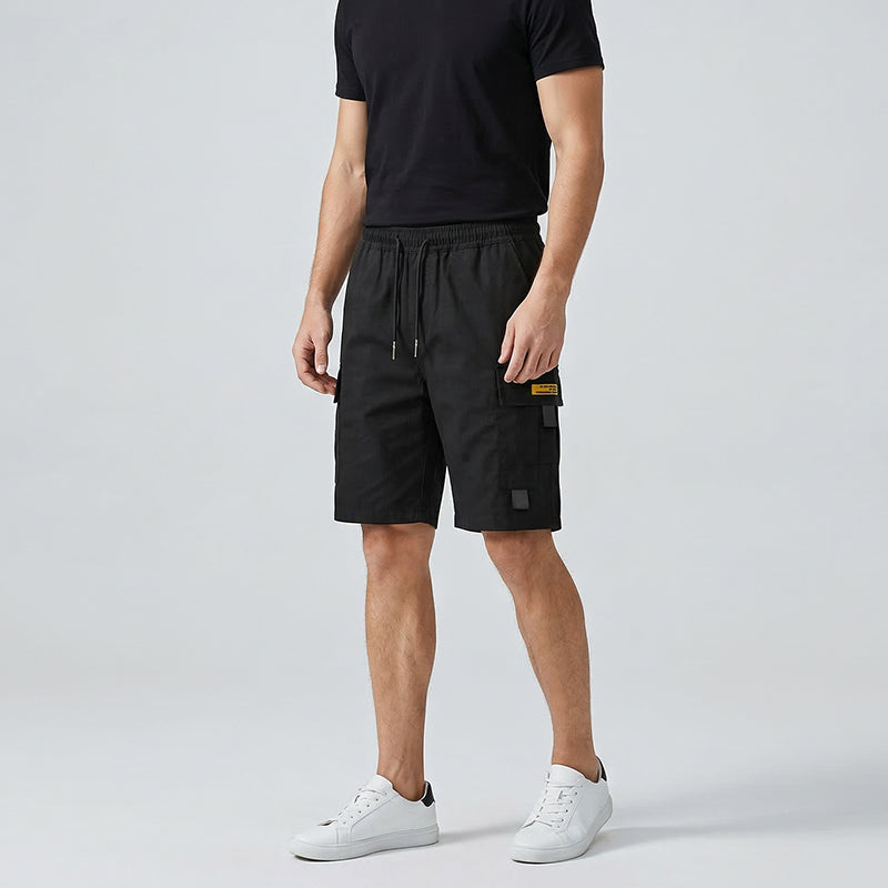 Der Frühling kommt: 50 % Rabatt Lässige Cargo-Shorts für Herren mit Kordelzug, praktischen Multifunktionstaschen, verstärkten Nähten und lockerer Passform