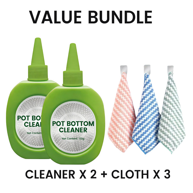 Nettoyant anti-taches et anti-salissures pour le fond des pots