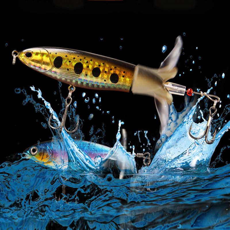 Le leurre hlice flottant et rotatif Attrapez encore plus de poissons de trophe