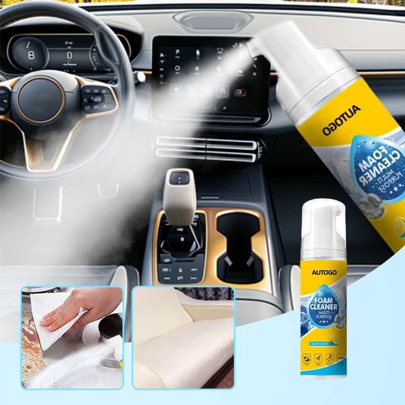 OFFRE: 2 ACHETS, LE 3E OFFERT Nettoyant Moussant Puissant & Polyvalent pour Intrieur Auto Sans Rin?age, 150 ml