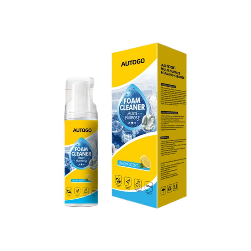 OFFRE: 2 ACHETS, LE 3E OFFERT Nettoyant Moussant Puissant & Polyvalent pour Intrieur Auto Sans Rin?age, 150 ml
