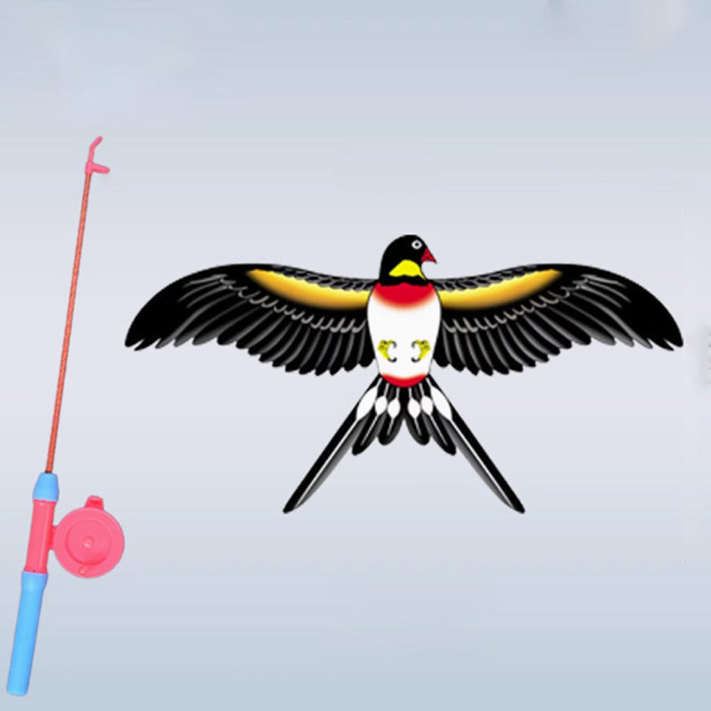 Nouveau modle 2026 Cerf-volant cratif pour enfants en forme de canne pche lastique Indispensable pour le jardin et les voyages