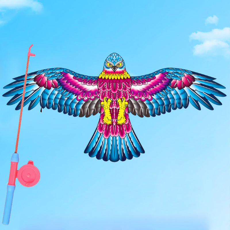 Nouveau modle 2026 Cerf-volant cratif pour enfants en forme de canne pche lastique Indispensable pour le jardin et les voyages