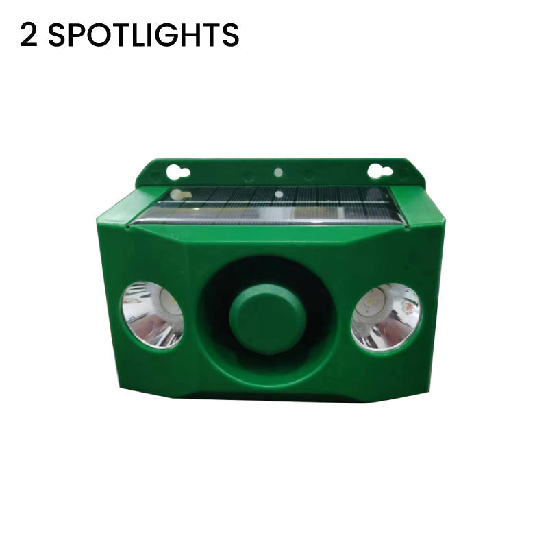 Alarme sonore repulsive nergie solaire pour animaux avec lumires clignotantes brillantes