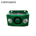 Alarme sonore repulsive nergie solaire pour animaux avec lumires clignotantes brillantes