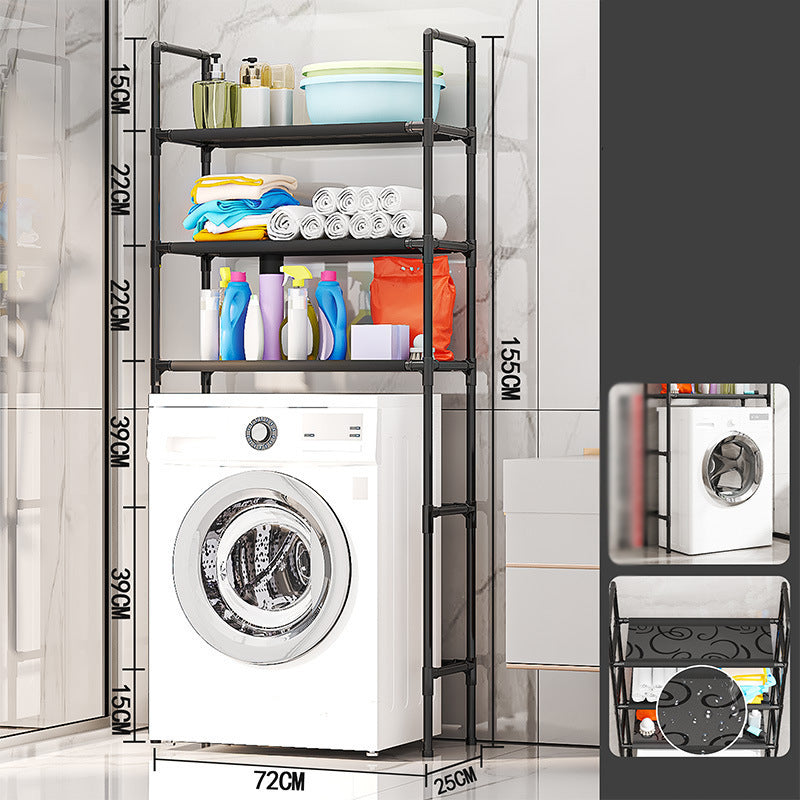 Tagre de rangement sans per?age salle de bain buanderie fixation adhsive gain de place installation ultra simple