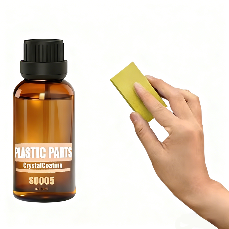 Produit de restauration pour revtements en cristal des pices en plastique de voiture