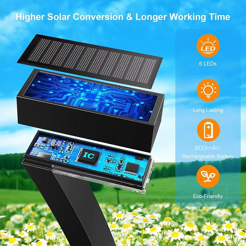 Remise limite de 50 % Lampadaires solaires cratifs et tanches