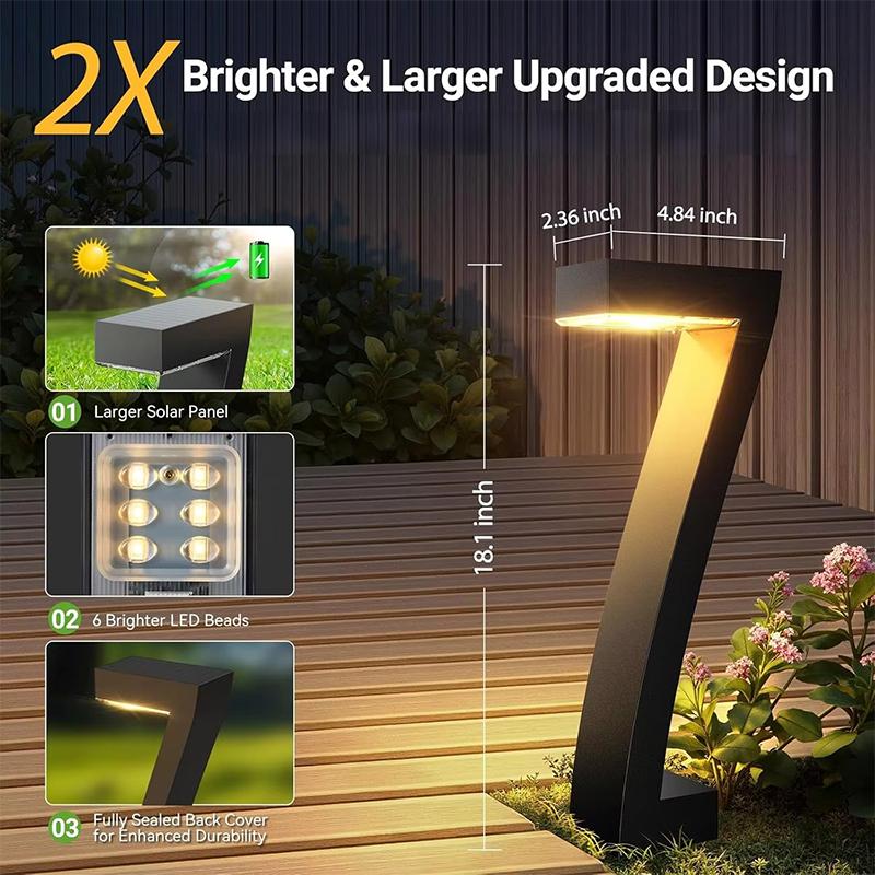Remise limite de 50 % Lampadaires solaires cratifs et tanches