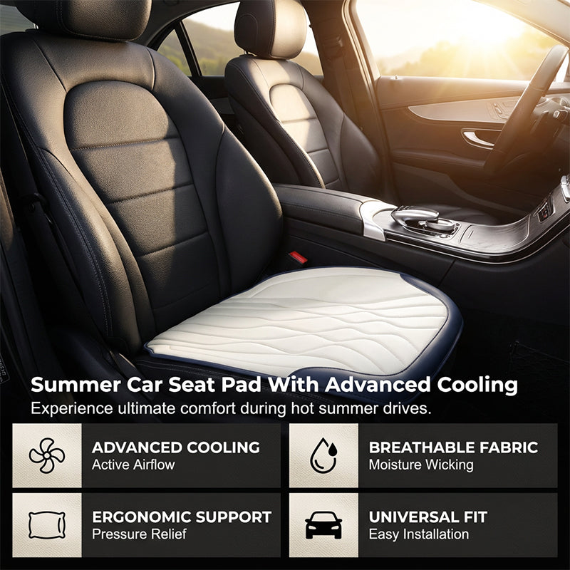 Coussin d'appoint pour sige auto d't avec systme de refroidissement avanc