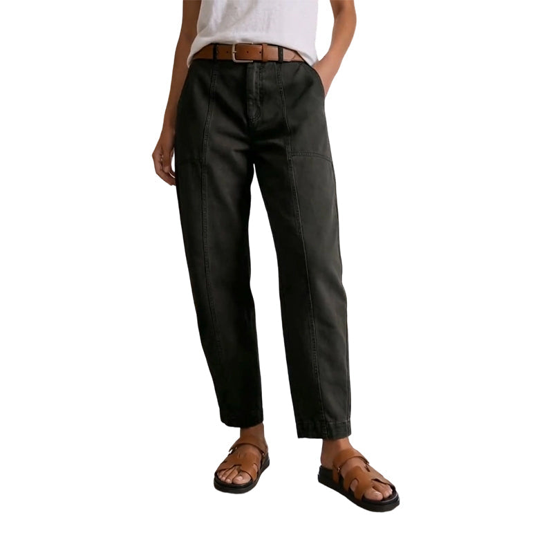 Damen-Utility-Hose mit hoher Taille und zulaufendem Bein