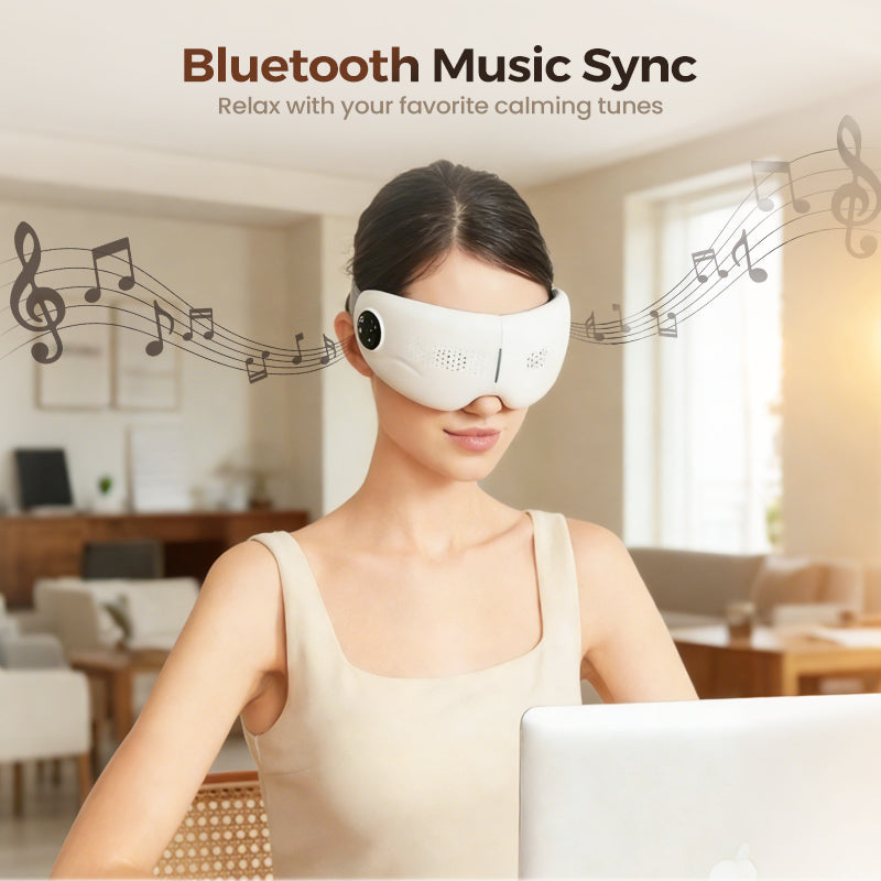 Bluetooth-Augenmassagegerät mit Wärmefunktion und Musik