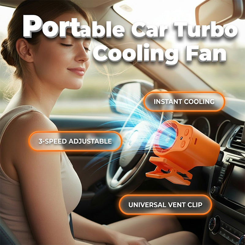 Ventilateur Personnel USB Mains Libres Fixation Grille Aration Voiture ou Bureau, cran LED, Silencieux (<36dB), Batterie 2000/4000mAh, 3 Couleurs