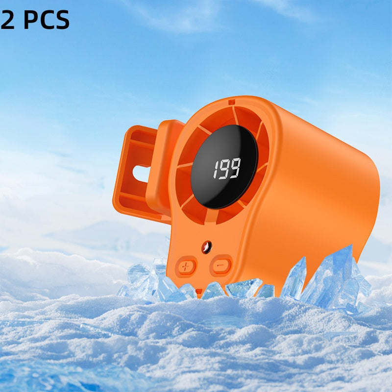 Ventilateur Personnel USB Mains Libres Fixation Grille Aration Voiture ou Bureau, cran LED, Silencieux (<36dB), Batterie 2000/4000mAh, 3 Couleurs