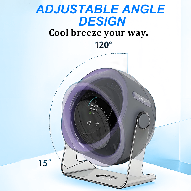DE RDUCTION Ventilo de table ultra-compact 100 vitesses, tient dans la main Offre Limite