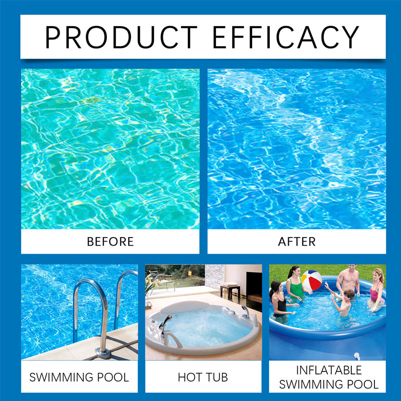 Liquide purifiant pour piscine une eau d'une clart cristalline, sans effort Finis les eaux vertes et les produits agressifs retrouvez une baignade saine et naturelle chaque instant.
