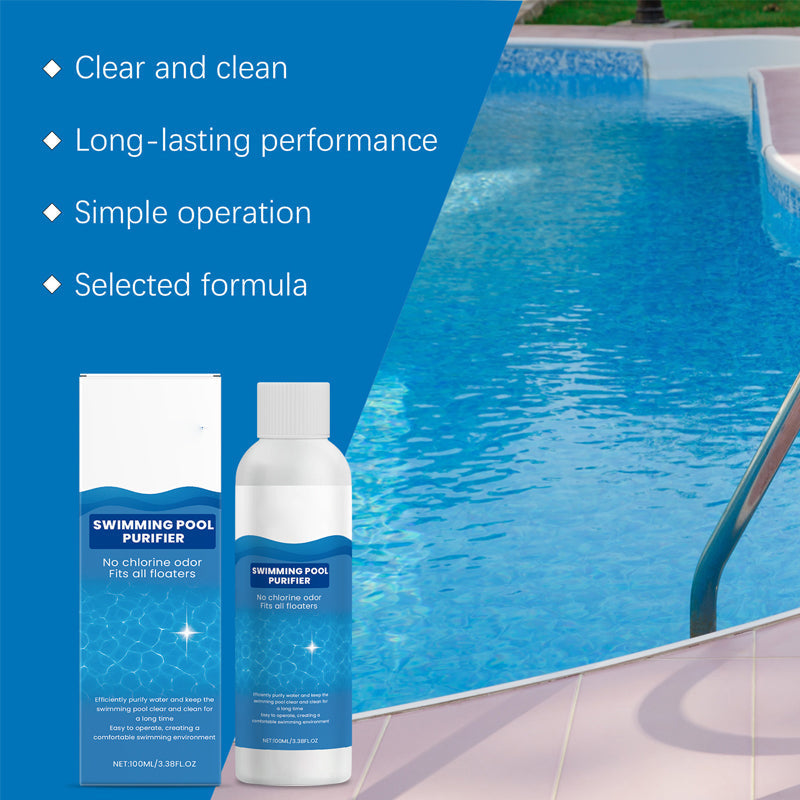 Liquide purifiant pour piscine une eau d'une clart cristalline, sans effort Finis les eaux vertes et les produits agressifs retrouvez une baignade saine et naturelle chaque instant.