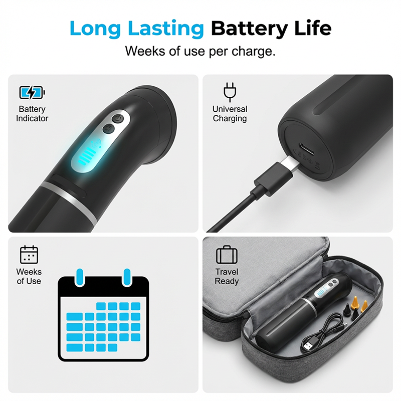 Kit de nettoyage des oreilles lectrique, doux et s?r