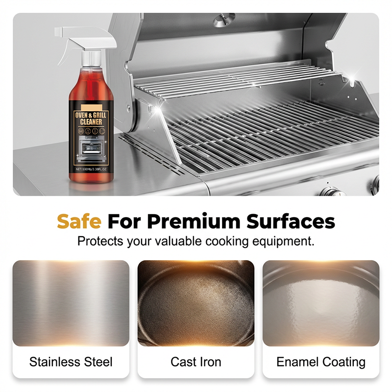 Spray dgraissant ultra-puissant action rapide pour barbecues