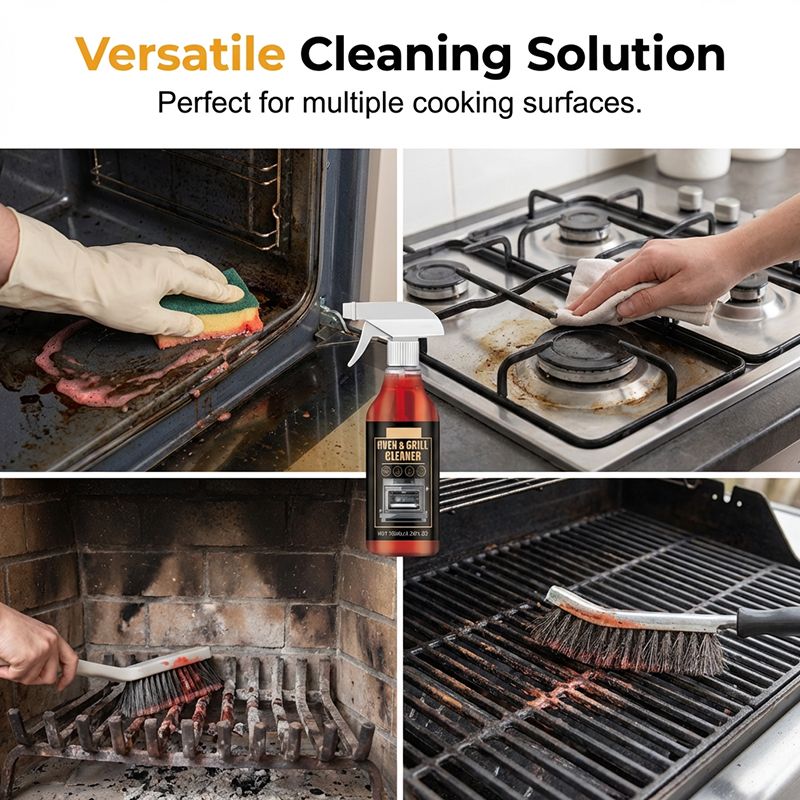 Spray dgraissant ultra-puissant action rapide pour barbecues