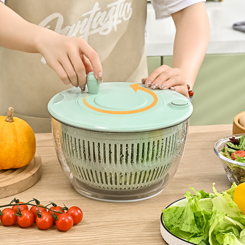 De rduction Salatschleuder und multifunktionaler Gemüseschneider 9-in-1 große Kapazität