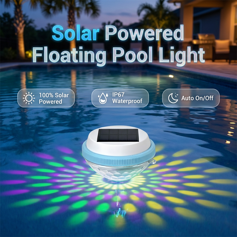 Schwimmende Solar-LED-Poolleuchte
