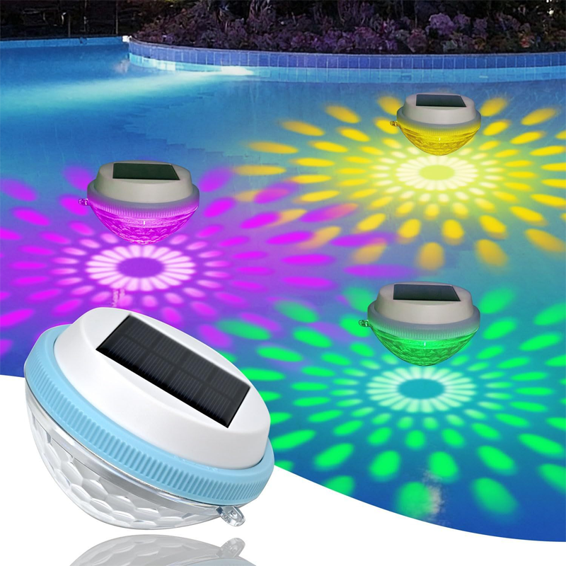 Lampe LED solaire flottante pour piscine