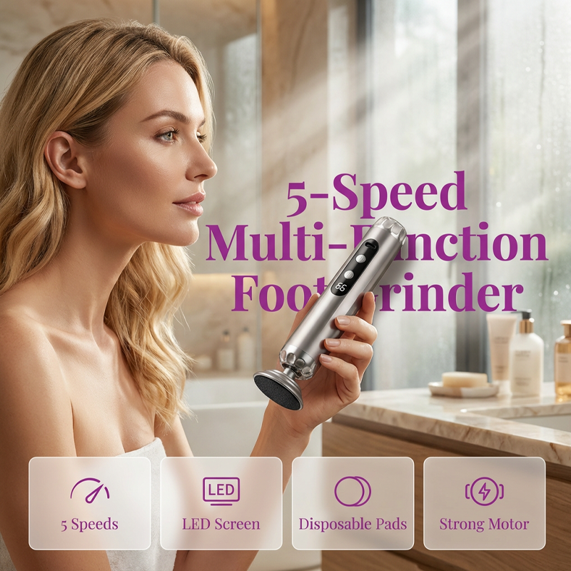 Meuleuse lectrique multifonction pour les pieds 5 vitesses