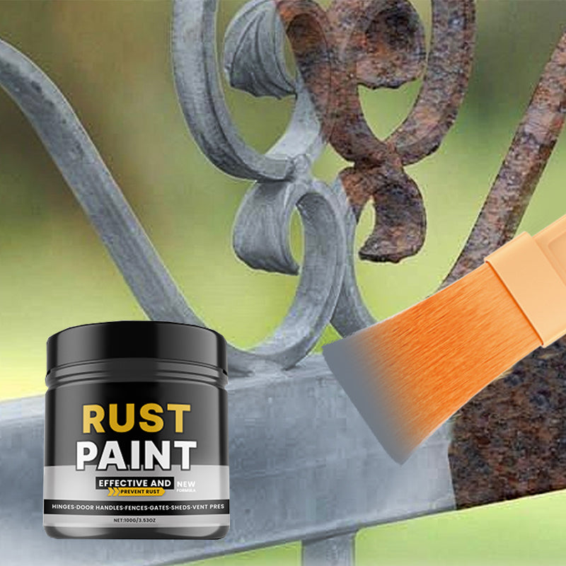 VENTE CHAUDE Peinture antirouille grise impermable, rsistante aux UV et l'usure avec pinceau