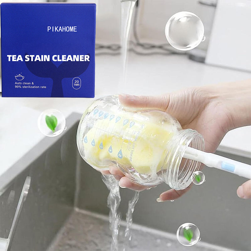 Comprims effervescents multi-usages pour liminer les taches de th