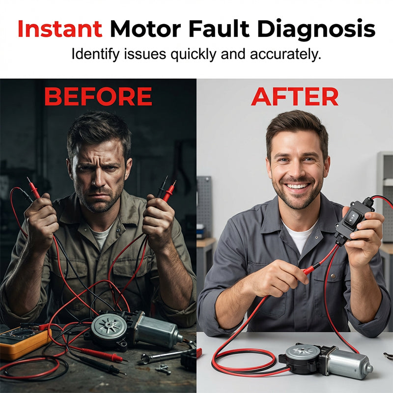 LIMITE 50% DE RDUCTION Outil Universel de Diagnostic Moteur Pince Crocodiles Cuivre, Interrupteur 1 Touche