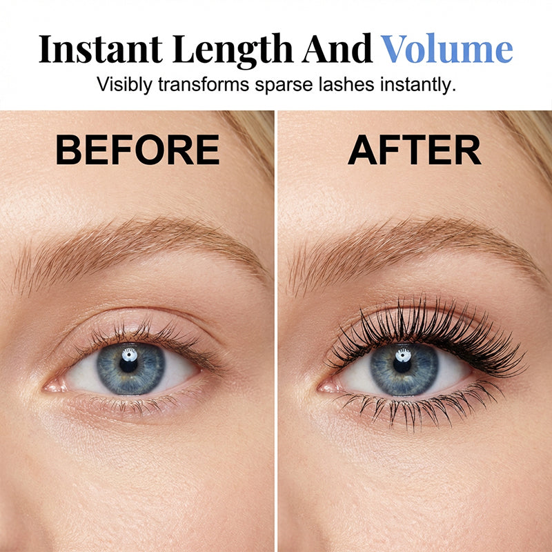 Mascara longue tenue anti-bavure