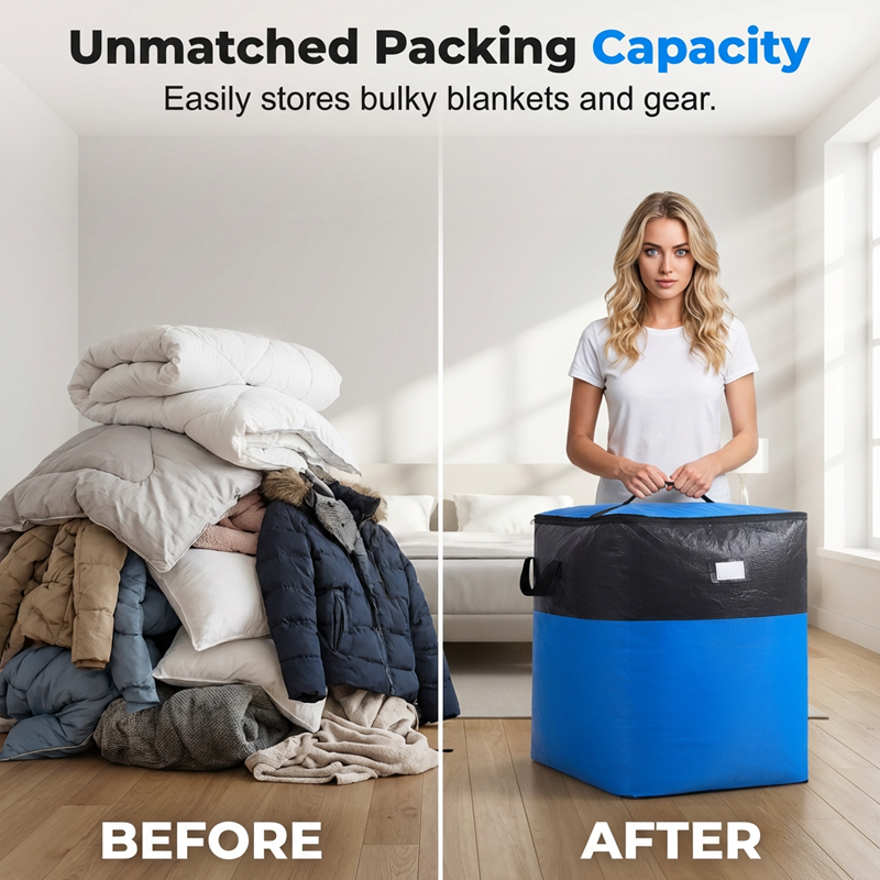 DE RDUCTION Sac de rangement et de dmnagement pliable