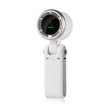 Tragbarer wiederaufladbarer Ventilator, 5 Geschwindigkeiten, 3600 mAh, bürstenloser Motor, LED-Anzeige, 180° verstellbarer Winkel, 3 Farben, perfekt für Büro & Reise
