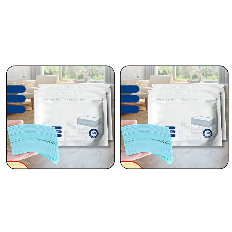 Lingettes nettoyantes pour sols solubles dans l'eau