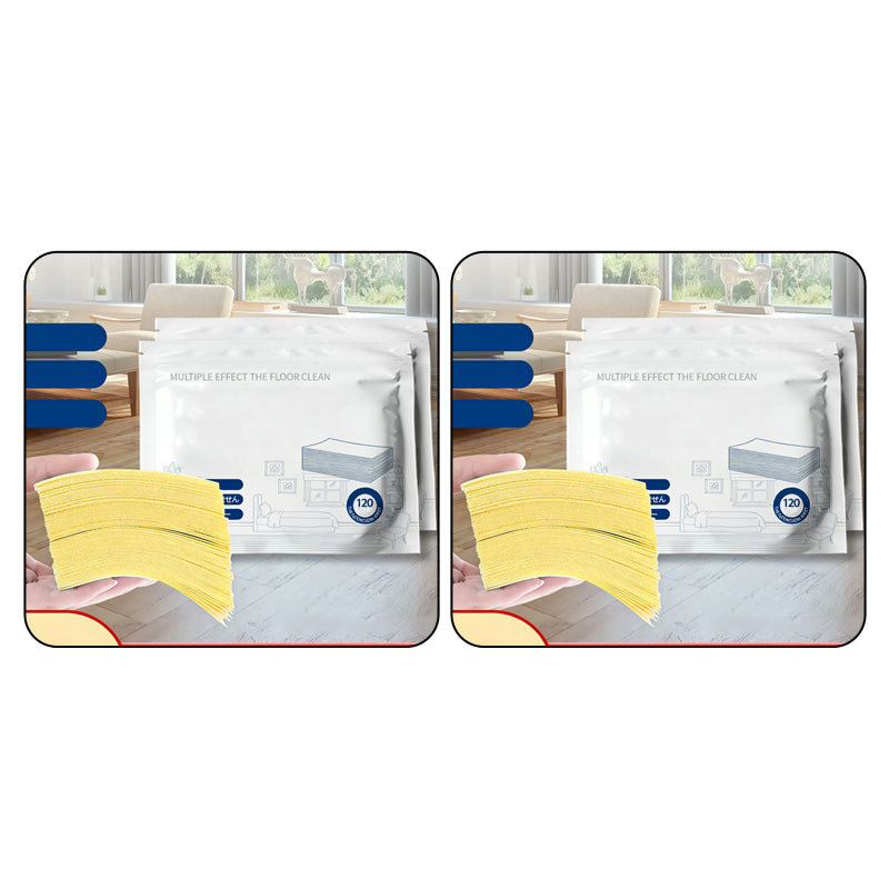 Lingettes nettoyantes pour sols solubles dans l'eau