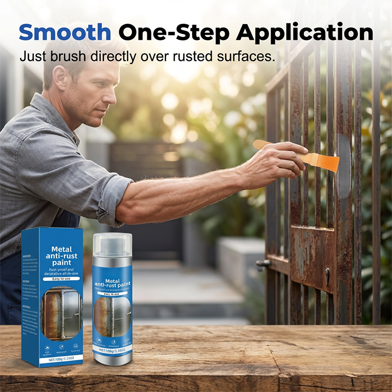 Peinture de rnovation pour mtal appliquer directement sur la rouille