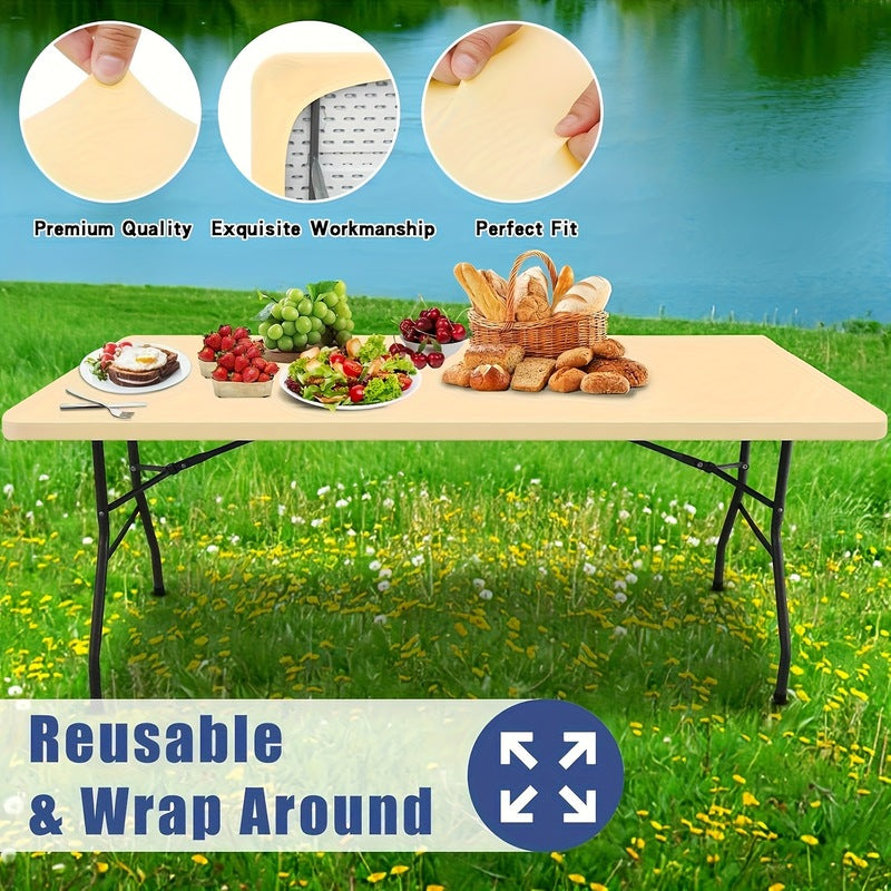 Housse de Table lastique Spandex Rectangulaire & Carre Universelle